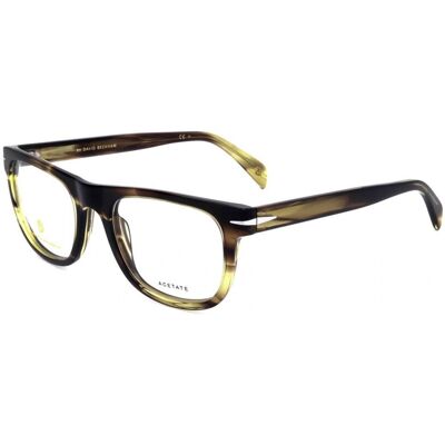 David Beckham DB 7085 KKU Monture Rectangulaire Olive - Eyewear Frames - Publicité David Beckham DB 7085 KKU Monture Rectangulaire Olive - Eyewear Frames - Publicité