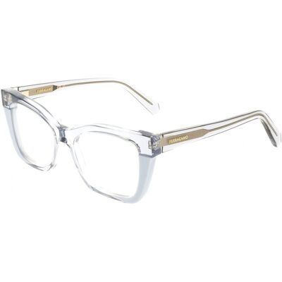 Lunettes De Vue Ferragamo Sf3052 Transparent Azure/azure 51/17/145 Femme - Publicité Lunettes De Vue Ferragamo Sf3052 Transparent Azure/azure 51/17/145 Femme - Publicité
