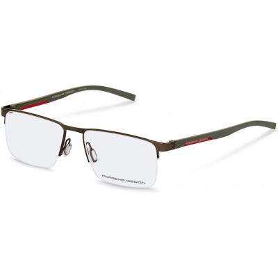 Lunettes De Vue Porsche Design P8775 Brown/olive 57/16/145 Homme - Publicité Lunettes De Vue Porsche Design P8775 Brown/olive 57/16/145 Homme - Publicité