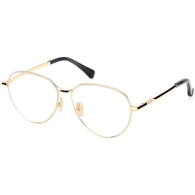 Max Mara Lunettes De Vue Maxmara Mm5178 030 Deep Gold 56/14/140 Femme - Publicité Max Mara Lunettes De Vue Maxmara Mm5178 030 Deep Gold 56/14/140 Femme - Publicité