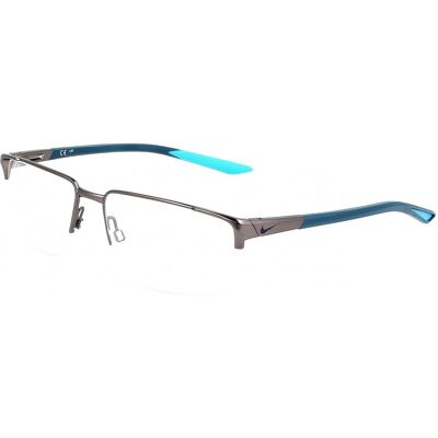 Lunettes De Vue Nike 8054 N Satin Gunmetal/matte Blue 55/16/140 Homme - Publicité Lunettes De Vue Nike 8054 N Satin Gunmetal/matte Blue 55/16/140 Homme - Publicité