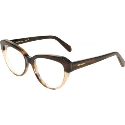 Lunettes De Vue Ferragamo Sf3046 Tortoise/beige 54/16/145 Femme - Publicité Lunettes De Vue Ferragamo Sf3046 Tortoise/beige 54/16/145 Femme - Publicité