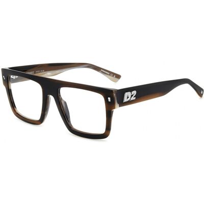 Lunettes De Vue Dsquared2 D2 0147 Brown Horn 54/19/145 Homme - Publicité Lunettes De Vue Dsquared2 D2 0147 Brown Horn 54/19/145 Homme - Publicité
