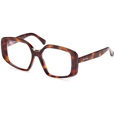 Max Mara Lunettes De Vue Maxmara Mm5131-B 052 Havana 53/16/140 Femme - Publicité Max Mara Lunettes De Vue Maxmara Mm5131-B 052 Havana 53/16/140 Femme - Publicité
