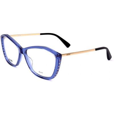 Lunettes De Vue Moschino Mos573 Blue 55/14/140 Femme - Publicité Lunettes De Vue Moschino Mos573 Blue 55/14/140 Femme - Publicité