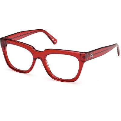Lunettes De Vue Guess Gu50238 066 Red 53/19/145 Homme - Publicité Lunettes De Vue Guess Gu50238 066 Red 53/19/145 Homme - Publicité