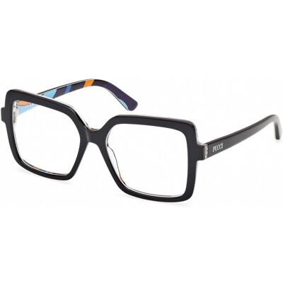 Lunettes De Vue Pucci Ep5265 Black/white 54/16/140 Femme - Publicité Lunettes De Vue Pucci Ep5265 Black/white 54/16/140 Femme - Publicité