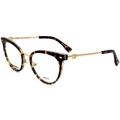 Lunettes De Vue Dsquared2 D2 0067 Havana Gold 52/20/145 Femme - Publicité Lunettes De Vue Dsquared2 D2 0067 Havana Gold 52/20/145 Femme - Publicité