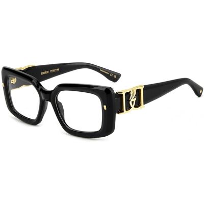 Lunettes De Vue Dsquared2 D2 0171 Black 54/19/145 Femme - Publicité Lunettes De Vue Dsquared2 D2 0171 Black 54/19/145 Femme - Publicité