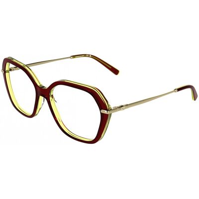 Lunettes De Vue Longchamp Lo2800 Transparent Burgundy/yellow 56/17/140 Femme - Publicité Lunettes De Vue Longchamp Lo2800 Transparent Burgundy/yellow 56/17/140 Femme - Publicité