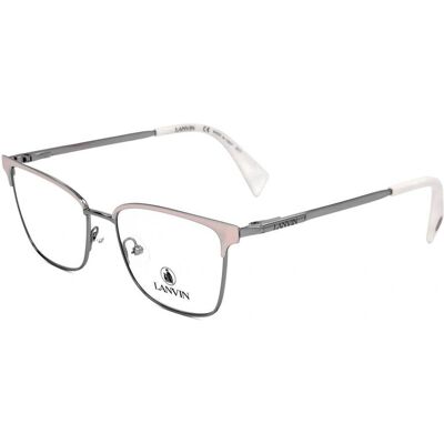 Lunettes De Vue Lanvin Lnv2105 Ivory/silver 52/16/140 Femme - Publicité Lunettes De Vue Lanvin Lnv2105 Ivory/silver 52/16/140 Femme - Publicité