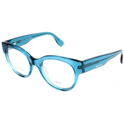 Lunettes De Vue Jimmy Choo Jc136 Transparen Teal 49/20/140 Femme - Publicité Lunettes De Vue Jimmy Choo Jc136 Transparen Teal 49/20/140 Femme - Publicité