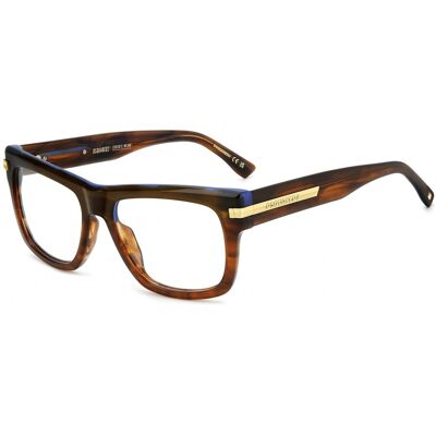 Lunettes De Vue Dsquared2 D2 0163 Brown Horn 54/17/145 Homme - Publicité Lunettes De Vue Dsquared2 D2 0163 Brown Horn 54/17/145 Homme - Publicité