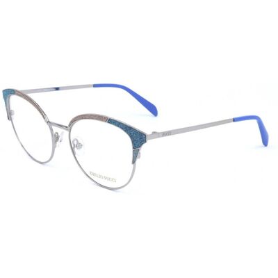Lunettes De Vue Pucci Ep5155 Turquoise 52/18/140 Femme - Publicité Lunettes De Vue Pucci Ep5155 Turquoise 52/18/140 Femme - Publicité
