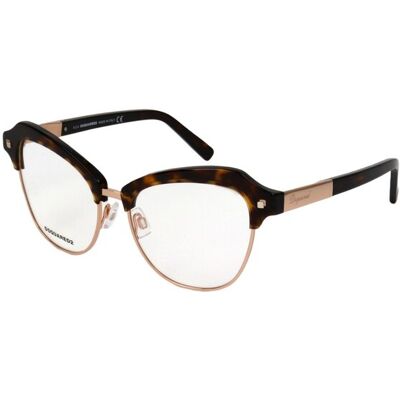 Lunettes De Vue Dsquared2 Dq5152 Havana 53/16/140 Femme - Publicité Lunettes De Vue Dsquared2 Dq5152 Havana 53/16/140 Femme - Publicité