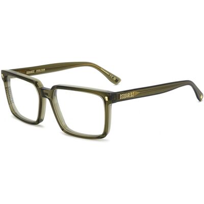 Lunettes De Vue Dsquared2 D2 0183 Olive 57/17/145 Homme - Publicité Lunettes De Vue Dsquared2 D2 0183 Olive 57/17/145 Homme - Publicité