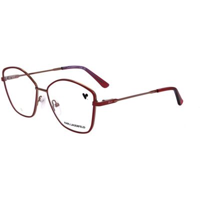 Lunettes De Vue Karl Lagerfeld Kl345 Red 54/15/140 Femme - Publicité Lunettes De Vue Karl Lagerfeld Kl345 Red 54/15/140 Femme - Publicité