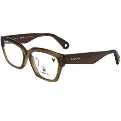 Lunettes De Vue Lanvin Lnv2640lb Khaki 55/16/140 Femme - Publicité Lunettes De Vue Lanvin Lnv2640lb Khaki 55/16/140 Femme - Publicité