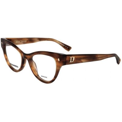 Lunettes De Vue Dsquared2 D2 0070 Brown Horn 49/19/145 Femme - Publicité Lunettes De Vue Dsquared2 D2 0070 Brown Horn 49/19/145 Femme - Publicité
