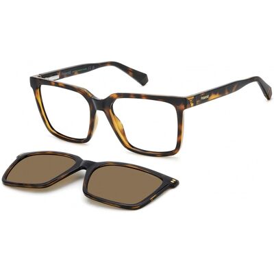 Lunettes De Vue Polaroid Pld D556/c Havana 54/17/140 Unisex - Publicité Lunettes De Vue Polaroid Pld D556/c Havana 54/17/140 Unisex - Publicité