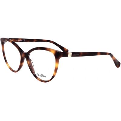 Max Mara Monture de Lunettes Havana Foncé - Œil de Chat Femmes - Publicité Max Mara Monture de Lunettes Havana Foncé - Œil de Chat Femmes - Publicité