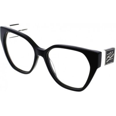 Lunettes De Vue Karl Lagerfeld Kl6053 N Black/white 54/16/140 Femme - Publicité Lunettes De Vue Karl Lagerfeld Kl6053 N Black/white 54/16/140 Femme - Publicité