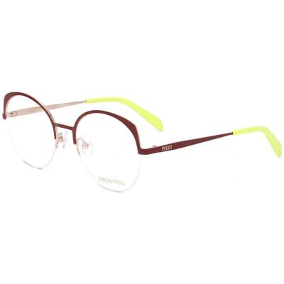 Lunettes De Vue Pucci Ep5189 Red 52/19/140 Femme - Publicité Lunettes De Vue Pucci Ep5189 Red 52/19/140 Femme - Publicité