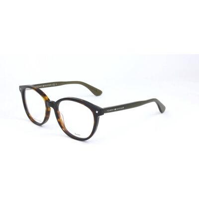 Lunettes De Vue Tommy Hilfiger Th 1552 Havana 51/17/140 Femme - Publicité Lunettes De Vue Tommy Hilfiger Th 1552 Havana 51/17/140 Femme - Publicité