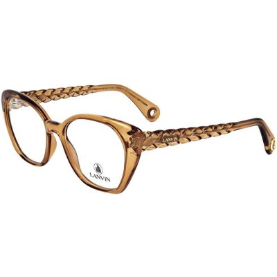 Lunettes De Vue Lanvin Lnv2624 Caramel 52/16/145 Femme - Publicité Lunettes De Vue Lanvin Lnv2624 Caramel 52/16/145 Femme - Publicité