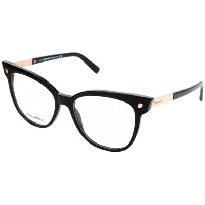 Lunettes De Vue Dsquared2 Dq5214 Shiny Black 54/16/140 Unisex - Publicité Lunettes De Vue Dsquared2 Dq5214 Shiny Black 54/16/140 Unisex - Publicité