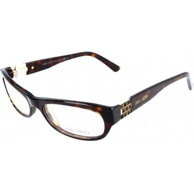 Lunettes De Vue Jimmy Choo Jc67 Havana 52/16/135 Femme - Publicité Lunettes De Vue Jimmy Choo Jc67 Havana 52/16/135 Femme - Publicité