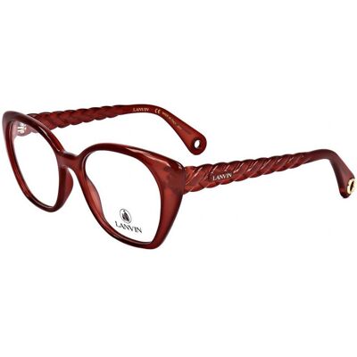 Lunettes De Vue Lanvin Lnv2624 Red 52/16/145 Femme - Publicité Lunettes De Vue Lanvin Lnv2624 Red 52/16/145 Femme - Publicité