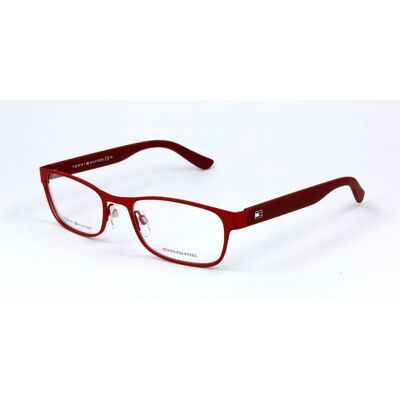 Lunettes De Vue Tommy Hilfiger Th 1421 Coral Red 53/19/140 Homme - Publicité Lunettes De Vue Tommy Hilfiger Th 1421 Coral Red 53/19/140 Homme - Publicité