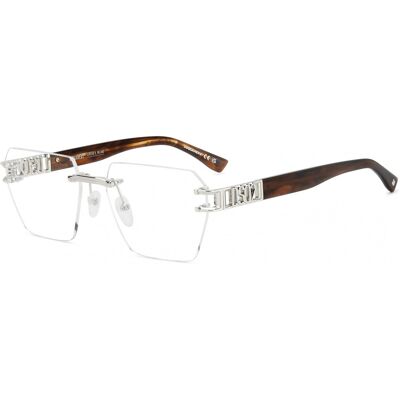 Lunettes De Vue Dsquared2 D2 0173 Palladium 57/17/145 Homme - Publicité Lunettes De Vue Dsquared2 D2 0173 Palladium 57/17/145 Homme - Publicité