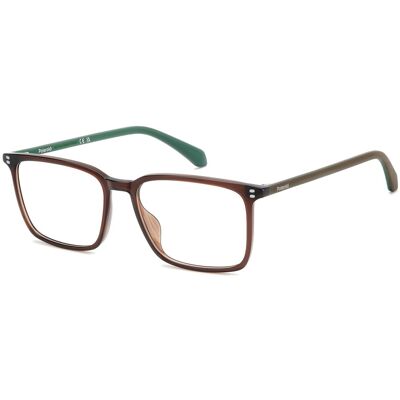Lunettes De Vue Polaroid Pld D615 Brown 54/16/145 Homme - Publicité Lunettes De Vue Polaroid Pld D615 Brown 54/16/145 Homme - Publicité