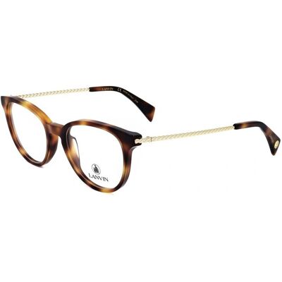 Lunettes De Vue Lanvin Lnv2613 Havana 51/19/140 Femme - Publicité Lunettes De Vue Lanvin Lnv2613 Havana 51/19/140 Femme - Publicité