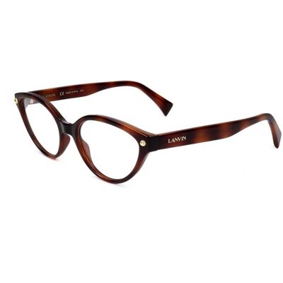 Lunettes De Vue Lanvin Lnv2607 Havana 54/18/140 Femme - Publicité Lunettes De Vue Lanvin Lnv2607 Havana 54/18/140 Femme - Publicité