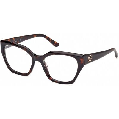 Lunettes De Vue Guess Gu50112 Havana 53/17/145 Femme - Publicité Lunettes De Vue Guess Gu50112 Havana 53/17/145 Femme - Publicité