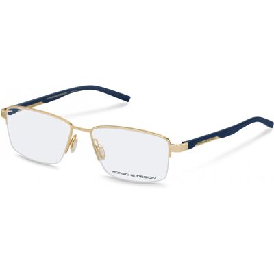 Lunettes De Vue Porsche Design P8745 Gold, Blue 58/17/145 Homme - Publicité Lunettes De Vue Porsche Design P8745 Gold, Blue 58/17/145 Homme - Publicité