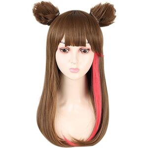 Uxcell Cheveux Humains Perruques Pour Femmes, 20\" Marron Rose Perruques Perruque - Publicité Uxcell Cheveux Humains Perruques Pour Femmes, 20\" Marron Rose Perruques Perruque - Publicité
