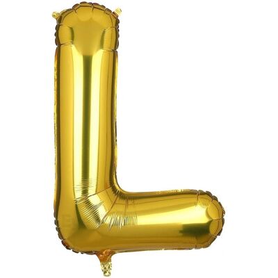Sans Marque Ballon Géant En Aluminium Doré En Forme De Lettre (40 Cm) Pour Anniversaire Ou F - Publicité Sans Marque Ballon Géant En Aluminium Doré En Forme De Lettre (40 Cm) Pour Anniversaire Ou F - Publicité