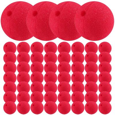 Sodial 60 Pièces Nez De Clown Rouge Nez De Cosplay Nez De En Mousse Pour Halloween3902 - Publicité Sodial 60 Pièces Nez De Clown Rouge Nez De Cosplay Nez De En Mousse Pour Halloween3902 - Publicité