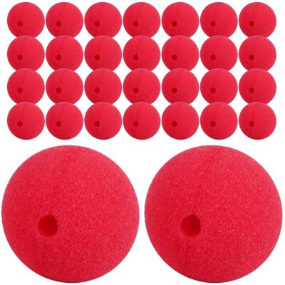 Sodial 3x(30 Pièces 2x2 Pouces Cosplay Nez Rouge Clown Nez Pour Fête Halloween Cos7617 - Publicité Sodial 3x(30 Pièces 2x2 Pouces Cosplay Nez Rouge Clown Nez Pour Fête Halloween Cos7617 - Publicité