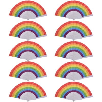 Sodial Fan Pride Éventails Portatifs Pliants Accessoires Gay Pride Accessoires -E3333 - Publicité Sodial Fan Pride Éventails Portatifs Pliants Accessoires Gay Pride Accessoires -E3333 - Publicité