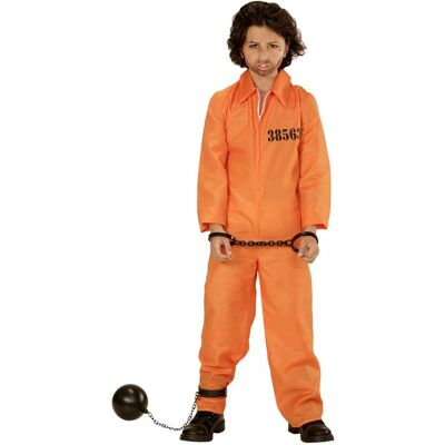 Widmann Inmate (Overalls) (158 Cm / 11-13 Years) Orange - Publicité Widmann Inmate (Overalls) (158 Cm / 11-13 Years) Orange - Publicité