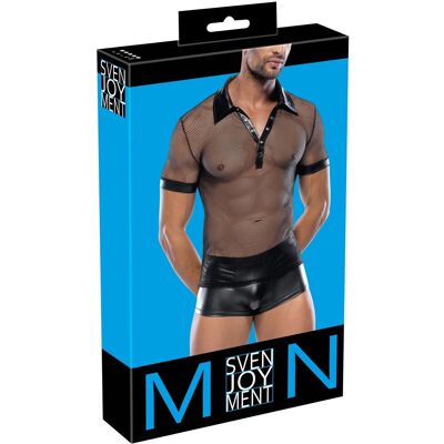 Svenjoyment - Polo Homme En Maille Avec Col, Noir, Taille S - Publicité Svenjoyment - Polo Homme En Maille Avec Col, Noir, Taille S - Publicité