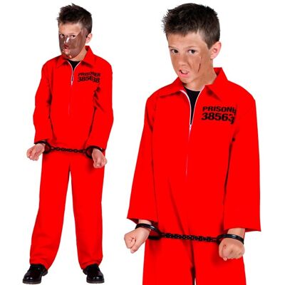 Widmann Inmate (Overalls) (164 Cm / 14-16 Years) Orange - Publicité Widmann Inmate (Overalls) (164 Cm / 14-16 Years) Orange - Publicité