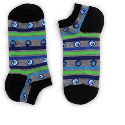 Ancient Wisdom Chaussettes En Bambou Hop Hare S/m (3.5-6.5) - Mauvais Œil & Hamsa - Publicité Ancient Wisdom Chaussettes En Bambou Hop Hare S/m (3.5-6.5) - Mauvais Œil & Hamsa - Publicité