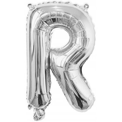 Sans Marque Ballon Géant En Aluminium Argenté En Forme De Lettre R (40 Cm) Pour Anniversaire - Publicité Sans Marque Ballon Géant En Aluminium Argenté En Forme De Lettre R (40 Cm) Pour Anniversaire - Publicité