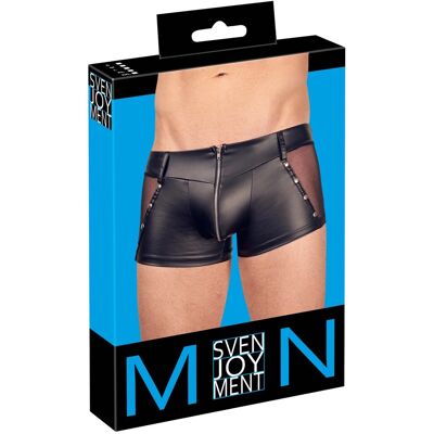 Svenjoyment - Boxer Mat Avec Empiècements En Mesh Et Fermeture Éclair Pour Le Pé - Publicité Svenjoyment - Boxer Mat Avec Empiècements En Mesh Et Fermeture Éclair Pour Le Pé - Publicité